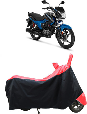 Coxtor Two Wheeler Cover for Hero(Glamour BS6, Red)