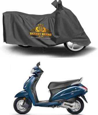 ShankyBrand Two Wheeler Cover for Honda(Activa 4G, Grey)