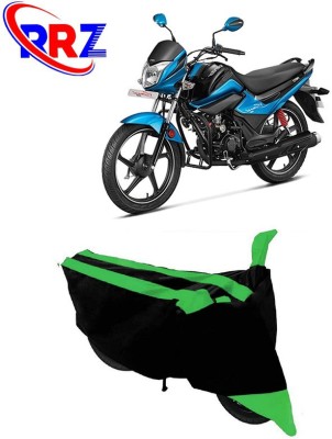 RRZ Waterproof Two Wheeler Cover for Hero(MotoCorp Splendor iSmart, Black, Green)