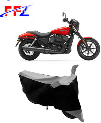 FFZ Waterproof Two Wheeler Cover for Harley Davidson(Street 750, Black, Grey)