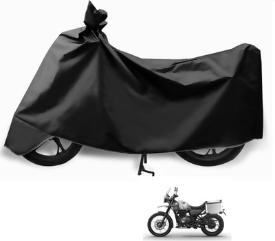 Euro Care Waterproof Two Wheeler Cover for Royal Enfield(Himalayan, Black)