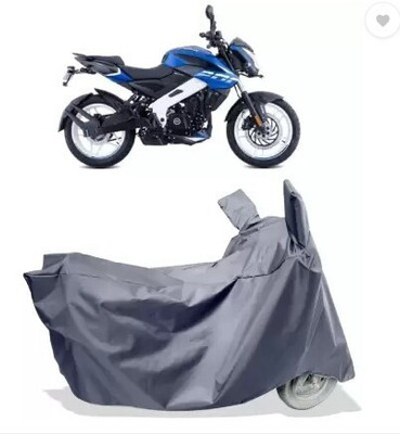 JVBRANGI Two Wheeler Cover for Bajaj(Pulsar NS 200, Grey)