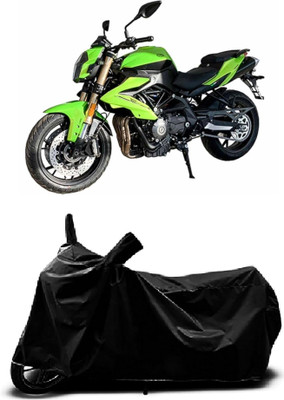 OliverX Waterproof Two Wheeler Cover for Benelli(TNT R, Black)