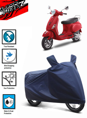 J S R Waterproof Two Wheeler Cover for Vespa(Vespa VXL 125, Blue)
