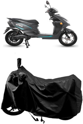 AutoKick Two Wheeler Cover for Hero(Motocorp Electric Atria, Black)