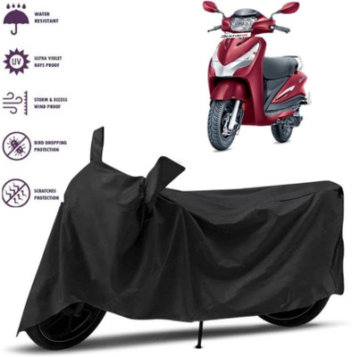 smwzxyu Waterproof Two Wheeler Cover for Hero(Black)