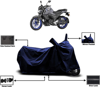 Amexride Two Wheeler Cover for Yamaha(FZ S FI New, Blue)
