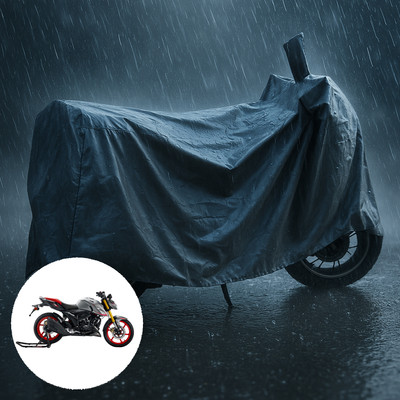 CODOKI Waterproof Two Wheeler Cover for TVS(Apache RTR 160, Grey)