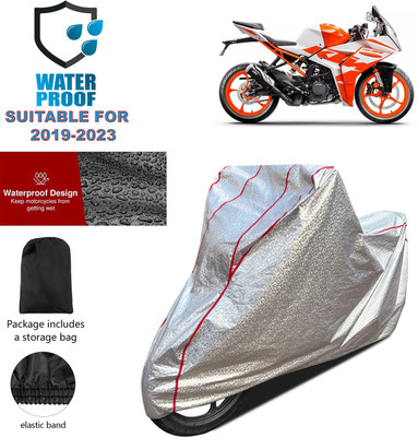 PAGORA Waterproof Two Wheeler Cover for KTM(RC 125 BS6, Silver)