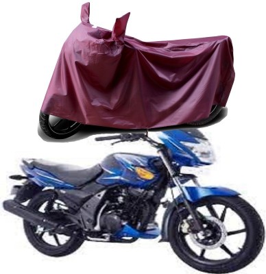 THE REAL ARV Waterproof Two Wheeler Cover for TVS(Flame SR125, Maroon)