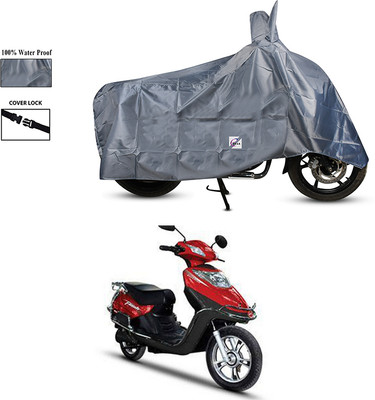 EGAL Two Wheeler Cover for Hero(Electric Flash BS6, Grey)