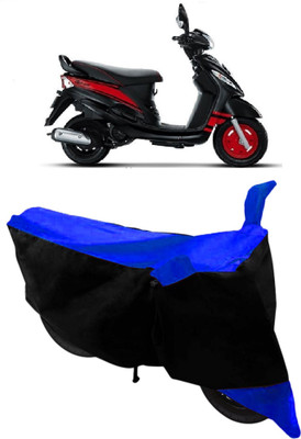 SMDP Waterproof Two Wheeler Cover for Mahindra(Kine, Blue, Black)