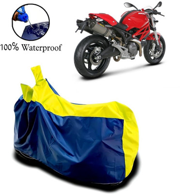 APNEK Waterproof Two Wheeler Cover for Ducati(Monster 795, Yellow)