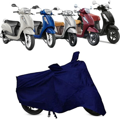 DeepShakshi AUTOMOTIVE Waterproof Two Wheeler Cover for Suzuki(Access, Blue)