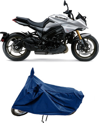 SPECTUS Two Wheeler Cover for Suzuki(Katana BS6, Blue)