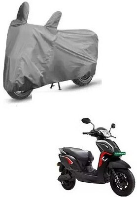 Tritika Waterproof Two Wheeler Cover for Hero(Electric Atria, Grey)