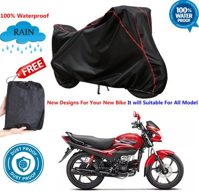 OliverX Waterproof Two Wheeler Cover for Hero(Passion Pro i3S, Black)