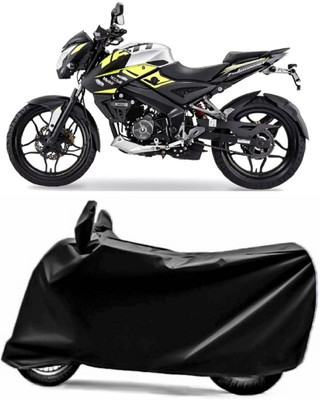 V VINTON Two Wheeler Cover for Bajaj(Pulsar NS 160, Black)