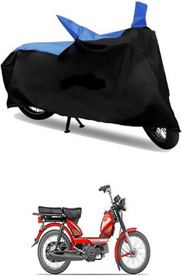 Mdstar Waterproof Two Wheeler Cover for TVS(Blue, Black)