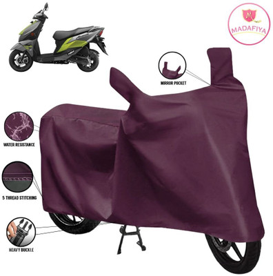 MADAFIYA Waterproof Two Wheeler Cover for Suzuki(Avenis 125, Maroon)