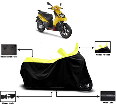 Amexride Two Wheeler Cover for Aprilia(SR 125, Yellow)
