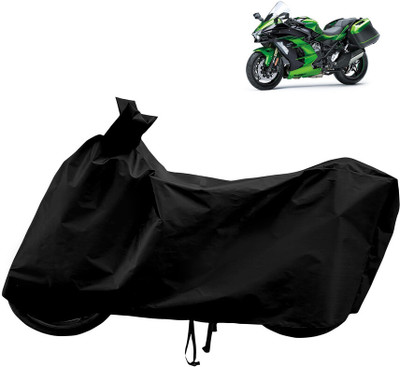 Horseyaart Waterproof Two Wheeler Cover for Kawasaki(Ninja H2 SX BS6, Black)
