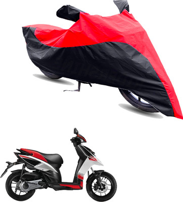 Motodreka Two Wheeler Cover for Aprilia(SR 150, Red, Black)
