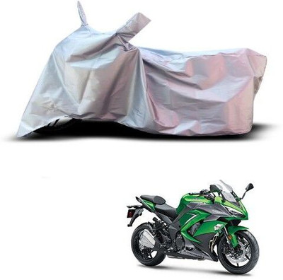 Varnwal E Commerce Waterproof Two Wheeler Cover for Kawasaki(Ninja 1000, Silver)