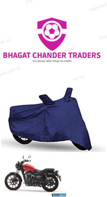 bhagat chander traders Waterproof Two Wheeler Cover for Royal Enfield(Meteor BS6, Blue)