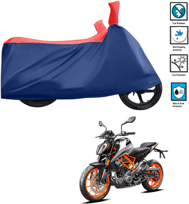 CODOKI Waterproof Two Wheeler Cover for KTM(390 Duke BS6, Red)