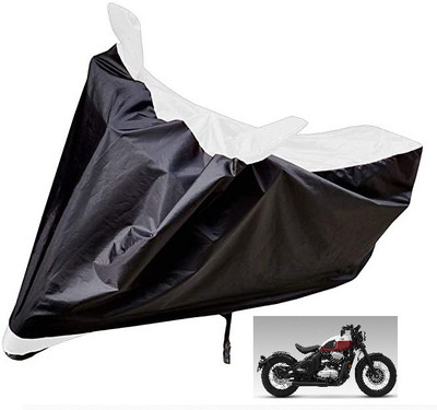 Auto Hub Two Wheeler Cover for JAWA(42, White)
