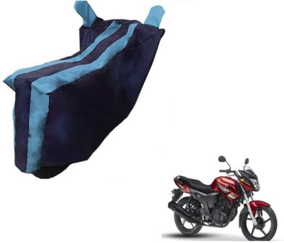 Mdstar Waterproof Two Wheeler Cover for Yamaha(SZ X, Black, Blue)
