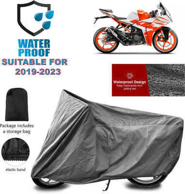 PAGORA Waterproof Two Wheeler Cover for KTM(RC 125 BS6, Grey)