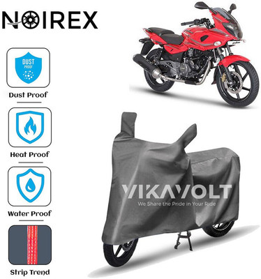 NOIREX Two Wheeler Cover for Bajaj(Pulsar 220F, Grey)
