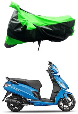 Mdstar Waterproof Two Wheeler Cover for Hero(Maestro Edge 125, Green, Black)