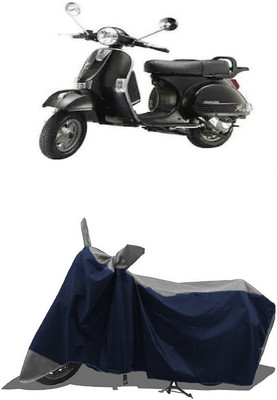 SUGASHRI Waterproof Two Wheeler Cover for LML(Star Euro, Grey, Blue)