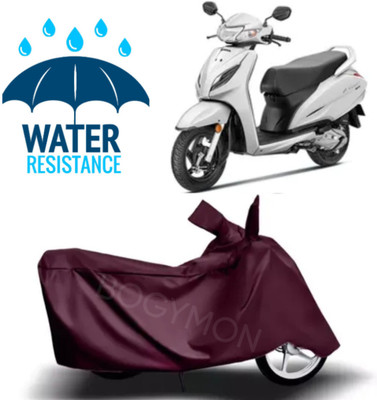 BOGYMON Waterproof Two Wheeler Cover for Honda(Activa, Maroon)