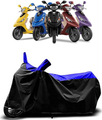 VESMEI Two Wheeler Cover for TVS(Scooty Zest BS6, Blue)