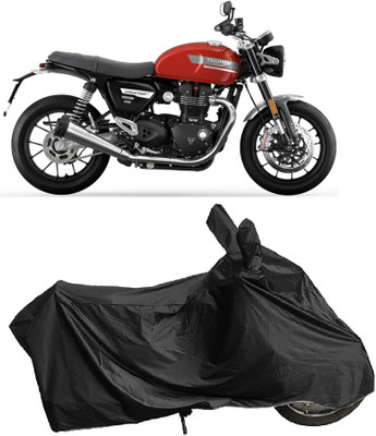 DIGGU Two Wheeler Cover for Triumph(Speed Twin BS6, Black)