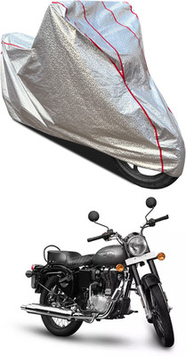 PAGORA Waterproof Two Wheeler Cover for Royal Enfield(Bullet, Silver)
