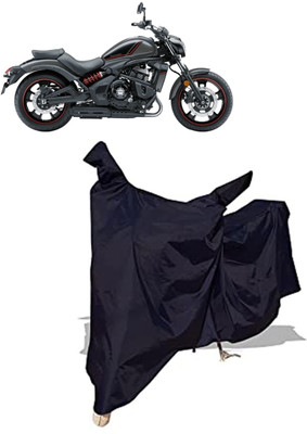 Amexride Two Wheeler Cover for Kawasaki(Vulcan S BS6, Black)