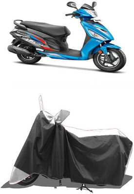 SUGASHRI Waterproof Two Wheeler Cover for Hero(Maestro Edge 110 BS6, White, Black)
