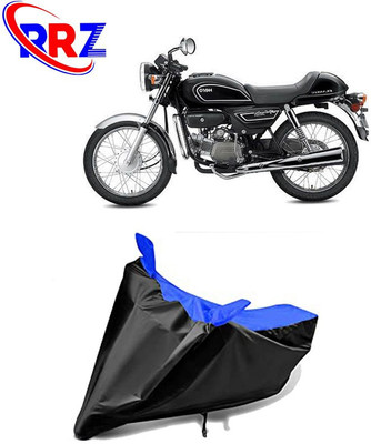 RRZ Waterproof Two Wheeler Cover for Hero(Splendor Pro Classic, Black, Blue)