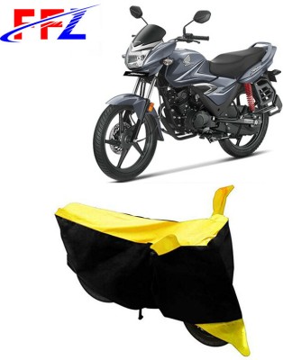 FFZ Waterproof Two Wheeler Cover for Honda(CB Shine, Black, Yellow)