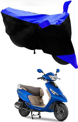 Furious3D Two Wheeler Cover for TVS(Zest 110, Blue, Black)