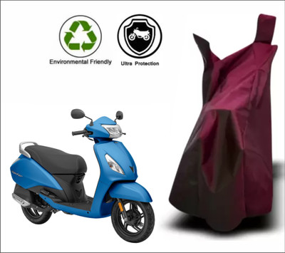 MMSSTAR Waterproof Two Wheeler Cover for TVS(Jupiter, Maroon)