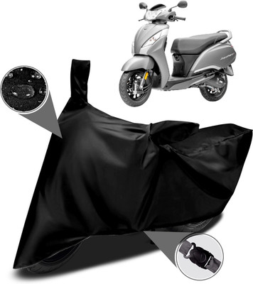 MWBB Waterproof Two Wheeler Cover for TVS(Jupiter, Black)
