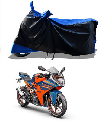 DeepShakshi AUTOMOTIVE Waterproof Two Wheeler Cover for KTM(RC 390, Blue)