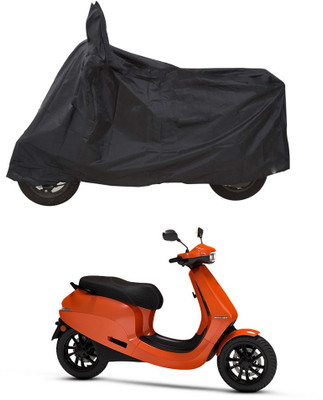 GOSHIV-car and bike accessories Waterproof Two Wheeler Cover for Ola(Black)