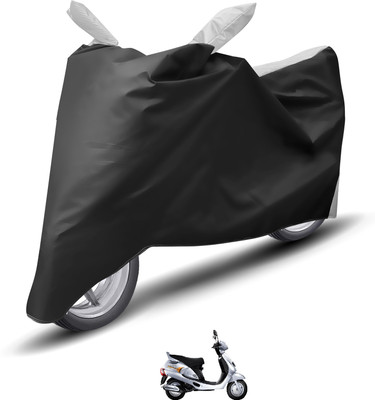 Caronix Waterproof Two Wheeler Cover for Mahindra(Duro, Silver)